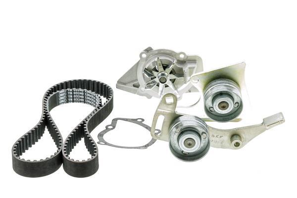 Pompe à eau + kit de courroie de distribution (Kit courroie de distribution) AISIN ref. TKY-901